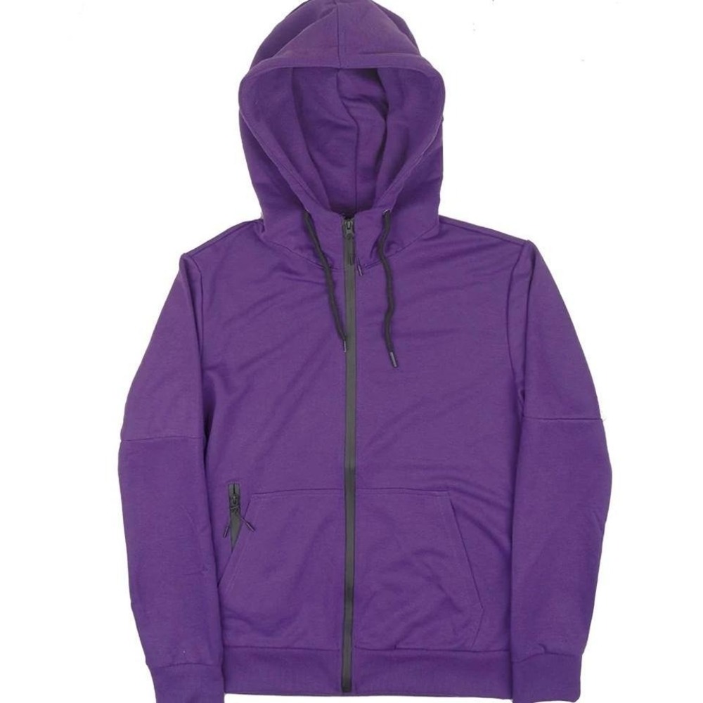 True Born Full Zip Hoodie – Purple – Size S (New With Tags)
